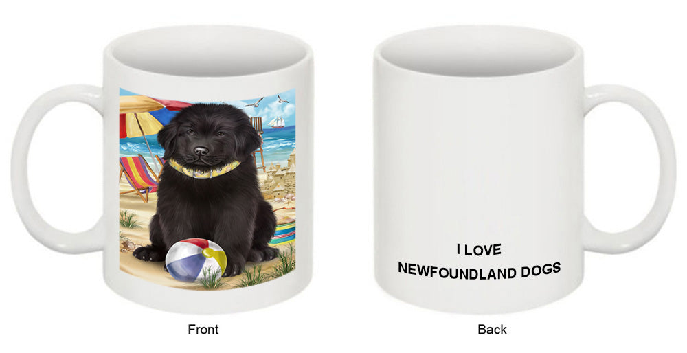 Pet Friendly Beach Newfoundland Dog Coffee Mug MUG49568