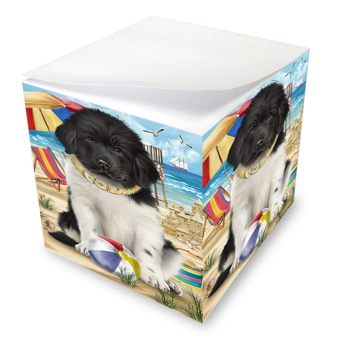 Pet Friendly Beach Newfoundland Dog Note Cube NOC55817