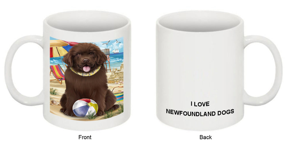 Pet Friendly Beach Newfoundland Dog Coffee Mug MUG49570
