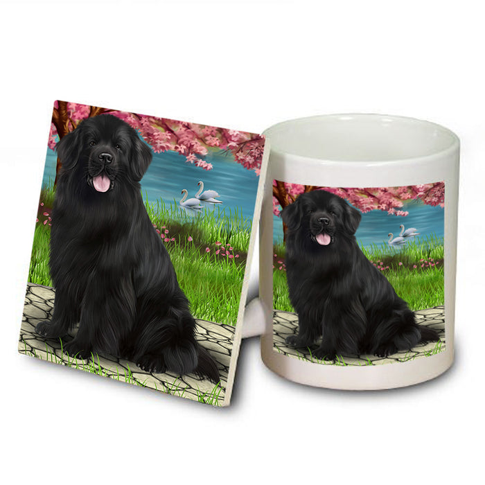 Newfoundland Dog Mug and Coaster Set MUC54614
