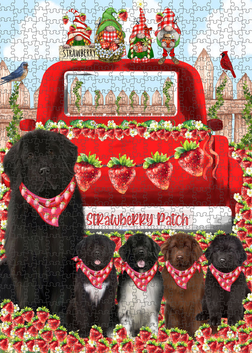 Newfoundland Jigsaw Puzzle, Interlocking Puzzles Games for Adult, Explore a Variety of Designs, Personalized, Custom, Gift for Pet and Dog Lovers