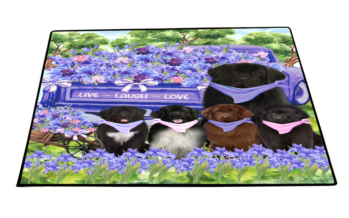 Newfoundland Floor Mat: Explore a Variety of Designs, Anti-Slip Doormat for Indoor and Outdoor Welcome Mats, Personalized, Custom, Pet and Dog Lovers Gift