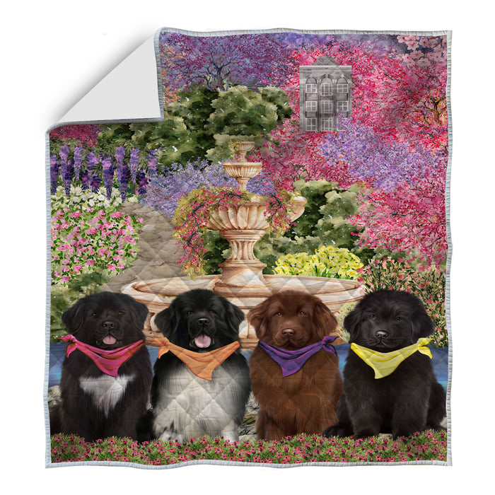 Newfoundland Quilt: Explore a Variety of Bedding Designs, Custom, Personalized, Bedspread Coverlet Quilted, Gift for Dog and Pet Lovers