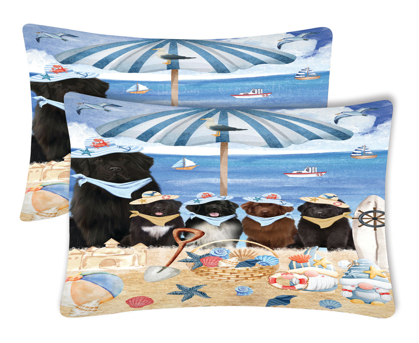 Newfoundland Pillow Case: Explore a Variety of Designs, Custom, Standard Pillowcases Set of 2, Personalized, Halloween Gift for Pet and Dog Lovers