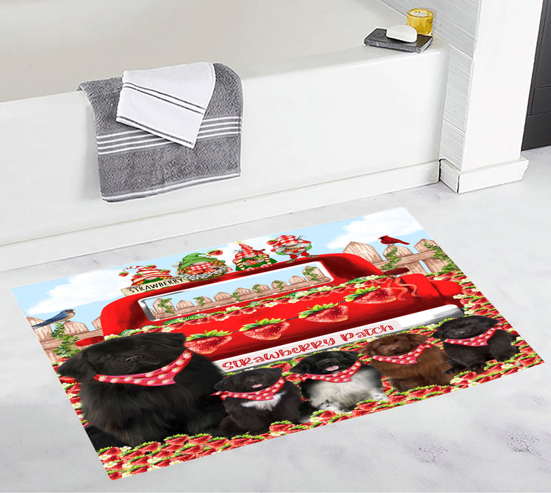 Newfoundland Bath Mat: Explore a Variety of Designs, Custom, Personalized, Non-Slip Bathroom Floor Rug Mats, Gift for Dog and Pet Lovers