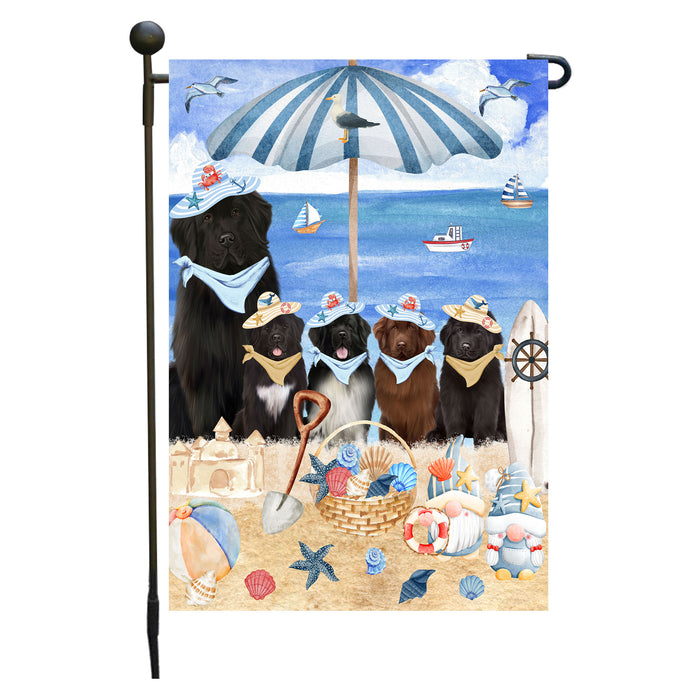 Newfoundland Dogs Garden Flag, Double-Sided Outdoor Yard Garden Decoration, Explore a Variety of Designs, Custom, Weather Resistant, Personalized, Flags for Dog and Pet Lovers