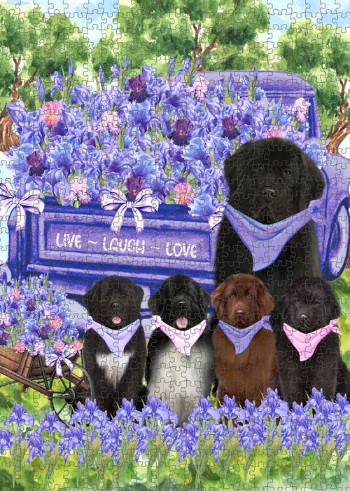 Newfoundland Jigsaw Puzzle, Interlocking Puzzles Games for Adult, Explore a Variety of Designs, Personalized, Custom, Gift for Pet and Dog Lovers