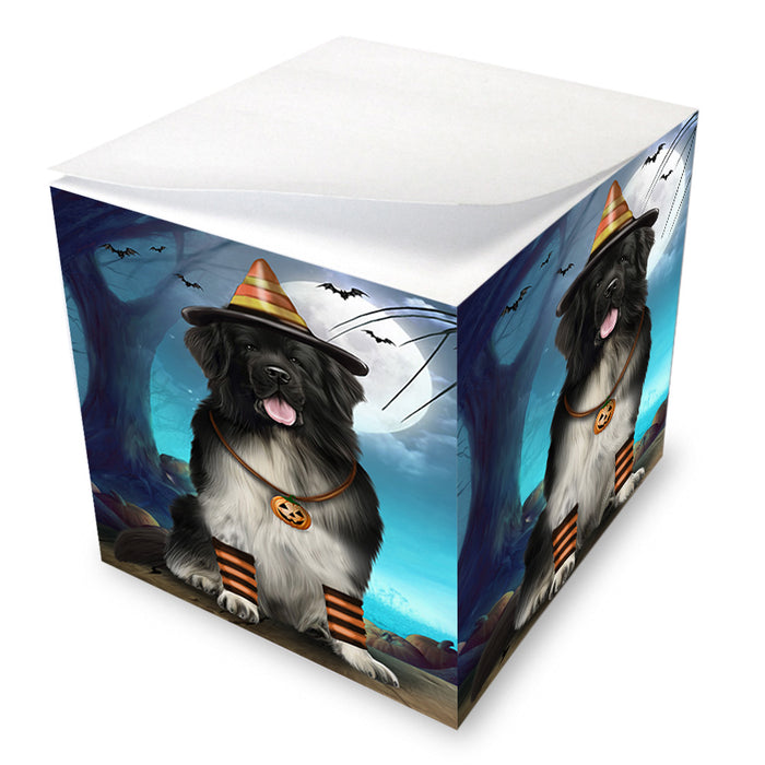 Happy Halloween Trick or Treat Newfoundland Dog Note Cube NOC56159
