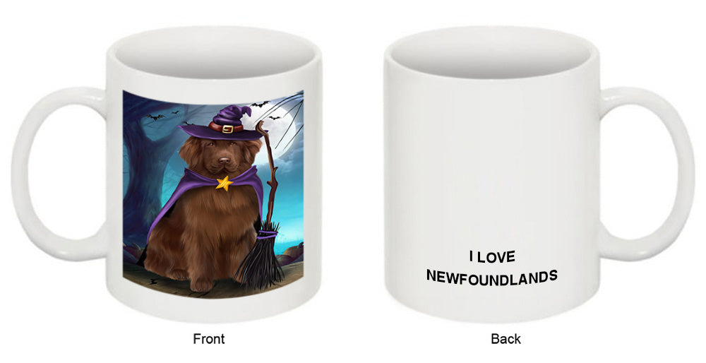 Happy Halloween Trick or Treat Newfoundland Dog Coffee Mug MUG49913