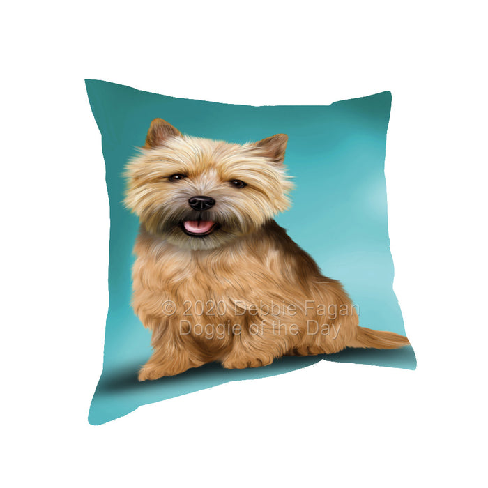 Norwich Terrier Dog Pillow with Top Quality High-Resolution Images - Ultra Soft Pet Pillows for Sleeping - Reversible & Comfort - Ideal Gift for Dog Lover - Cushion for Sofa Couch Bed - 100% Polyester