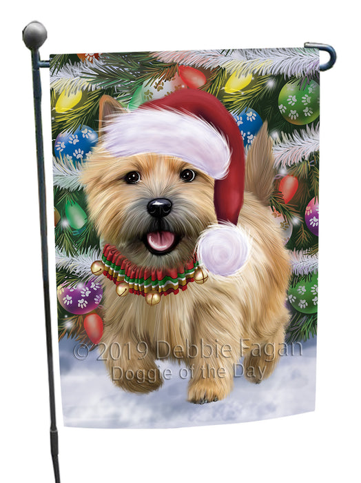 Chistmas Trotting in the Snow Norwich Terrier Dog Garden Flags Outdoor Decor for Homes and Gardens Double Sided Garden Yard Spring Decorative Vertical Home Flags Garden Porch Lawn Flag for Decorations GFLG68506