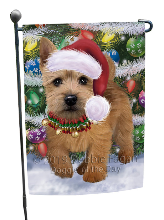Chistmas Trotting in the Snow Norwich Terrier Dog Garden Flags Outdoor Decor for Homes and Gardens Double Sided Garden Yard Spring Decorative Vertical Home Flags Garden Porch Lawn Flag for Decorations GFLG68508