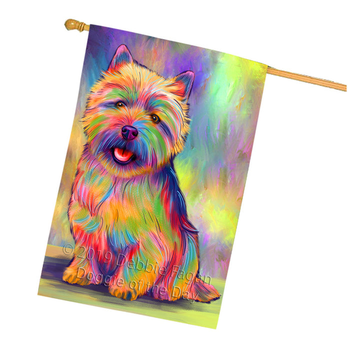 Paradise Wave Norwich Terrier Dog House Flag FLG66469
