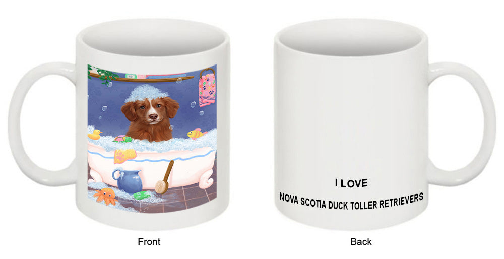 Rub A Dub Dog In A Tub Nova Scotia Duck Toller Retriever Dog Coffee Mug MUG52800