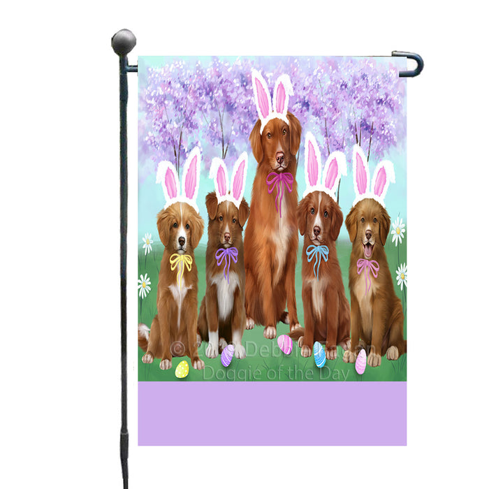 Personalized Easter Holiday Nova Scotia Duck Toller Retriever Dogs Custom Garden Flags GFLG-DOTD-A58928