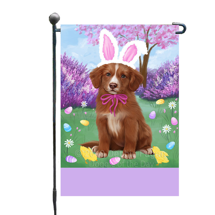 Personalized Easter Holiday Nova Scotia Duck Toller Retriever Dog Custom Garden Flags GFLG-DOTD-A58929