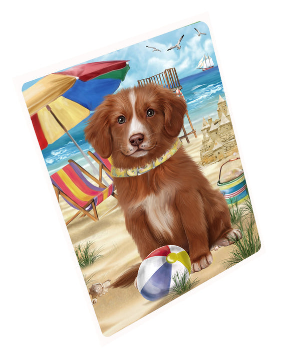 Pet Friendly Beach Nova Scotia Duck Toller Retriever Dog Cutting Board - For Kitchen - Scratch & Stain Resistant - Designed To Stay In Place - Easy To Clean By Hand - Perfect for Chopping Meats, Vegetables, CA82532