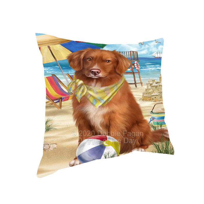 Pet Friendly Beach Nova Scotia Duck Toller Retriever Dog Pillow with Top Quality High-Resolution Images - Ultra Soft Pet Pillows for Sleeping - Reversible & Comfort - Ideal Gift for Dog Lover - Cushion for Sofa Couch Bed - 100% Polyester, PILA91690