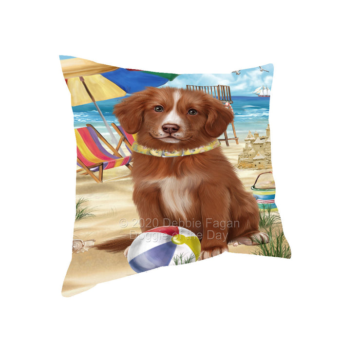 Pet Friendly Beach Nova Scotia Duck Toller Retriever Dog Pillow with Top Quality High-Resolution Images - Ultra Soft Pet Pillows for Sleeping - Reversible & Comfort - Ideal Gift for Dog Lover - Cushion for Sofa Couch Bed - 100% Polyester, PILA91693