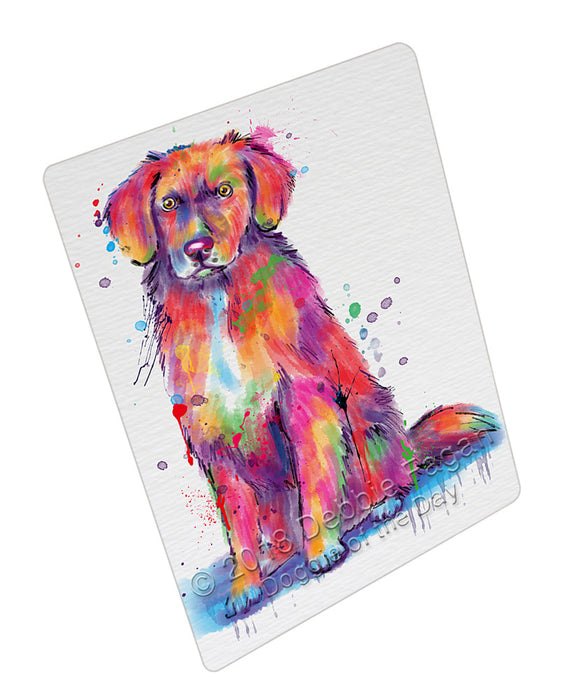 Watercolor Nova Scotia Duck Toller Retriever Dog Cutting Board C76746