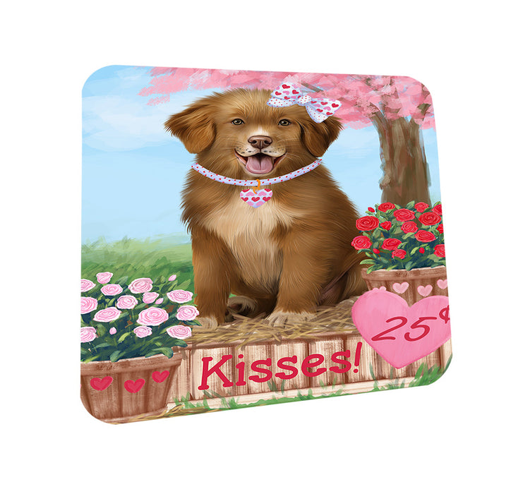 Rosie 25 Cent Kisses Nova Scotia Duck Toller Retriever Dog Coasters Set of 4 CST55932