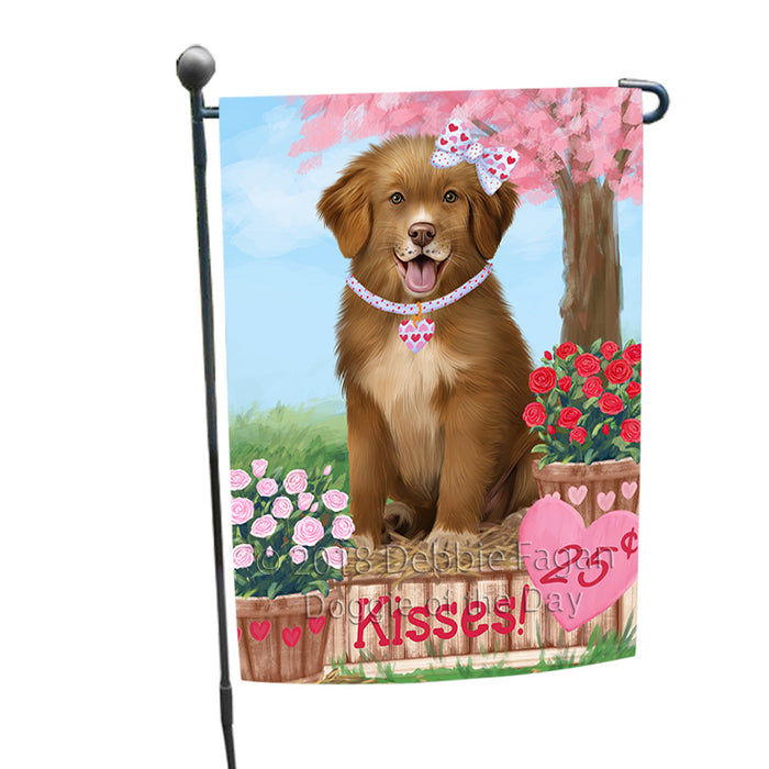 Rosie 25 Cent Kisses Nova Scotia Duck Toller Retriever Dog Garden Flag GFLG56522