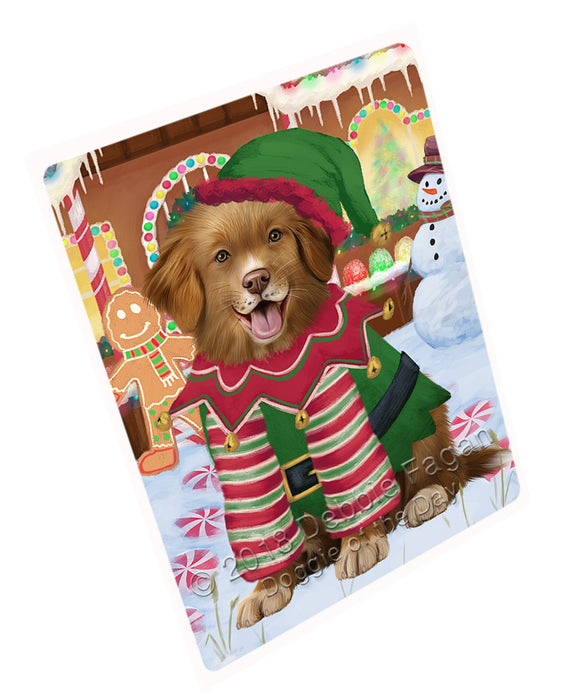 Christmas Gingerbread House Candyfest Nova Scotia Duck Toller Retriever Dog Blanket BLNKT127542