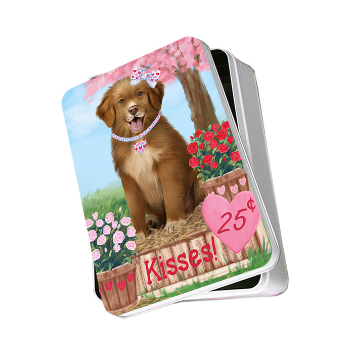 Rosie 25 Cent Kisses Nova Scotia Duck Toller Retriever Dog Photo Storage Tin PITN55917