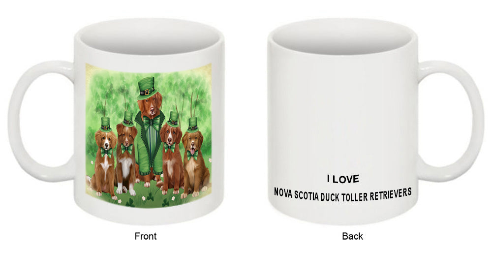 St. Patricks Day Irish Portrait Nova Scotia Duck Toller Retriever Dogs Coffee Mug MUG52424
