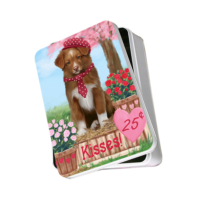 Rosie 25 Cent Kisses Nova Scotia Duck Toller Retriever Dog Photo Storage Tin PITN55918