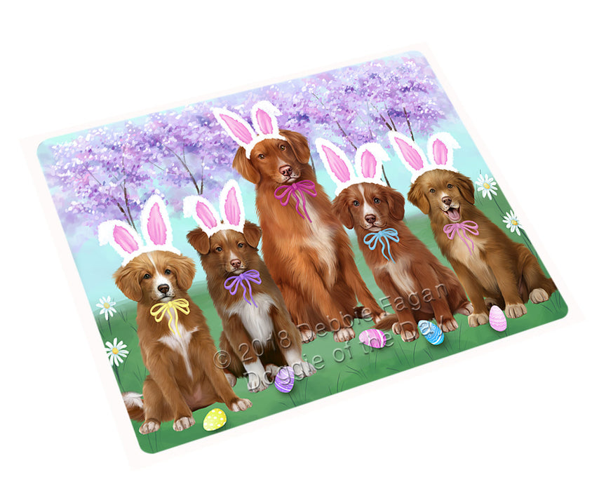 Easter Holiday Nova Scotia Duck Toller Retrievers Dog Cutting Board C75981
