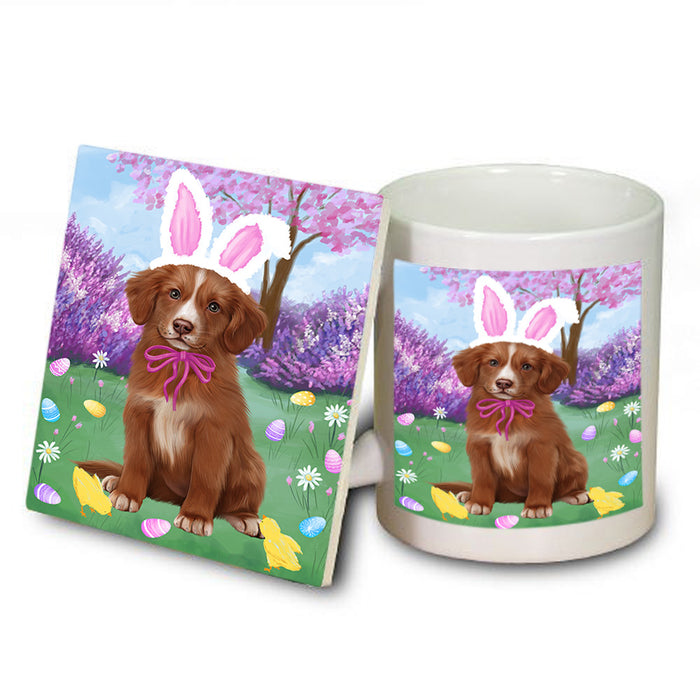 Easter Holiday Nova Scotia Duck Toller Retriever Dog Mug and Coaster Set MUC56915