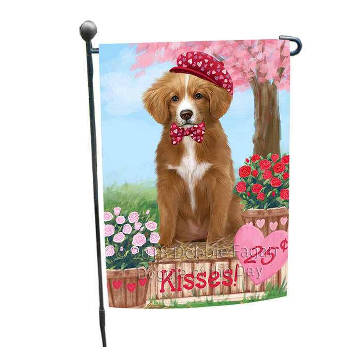 Rosie 25 Cent Kisses Nova Scotia Duck Toller Retriever Dog Garden Flag GFLG56524