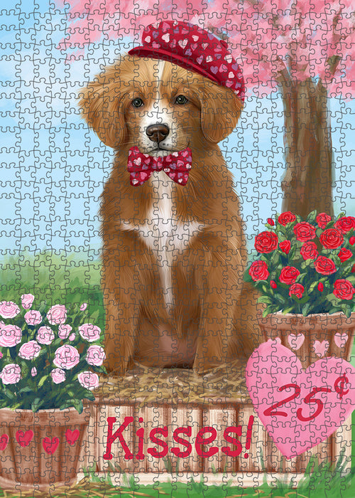 Rosie 25 Cent Kisses Nova Scotia Duck Toller Retriever Dog Puzzle  PUZL92108