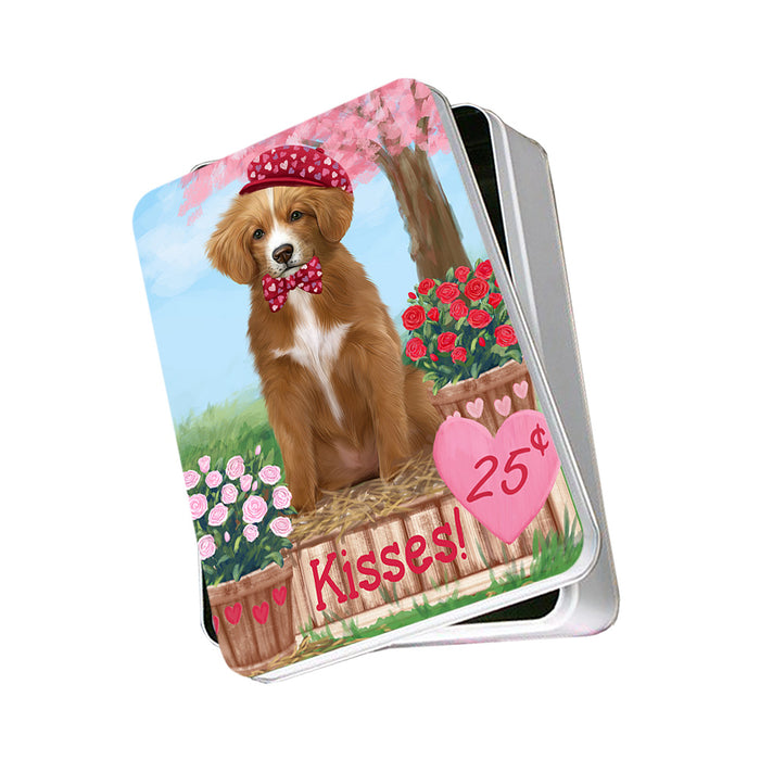 Rosie 25 Cent Kisses Nova Scotia Duck Toller Retriever Dog Photo Storage Tin PITN55919