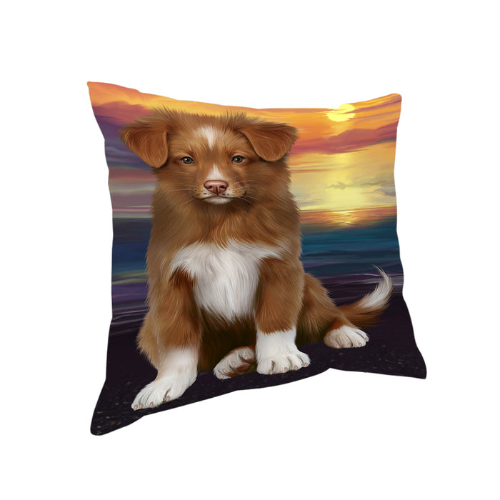Sunset Nova Scotia Duck Toller Retriever Dog Pillow PIL86512