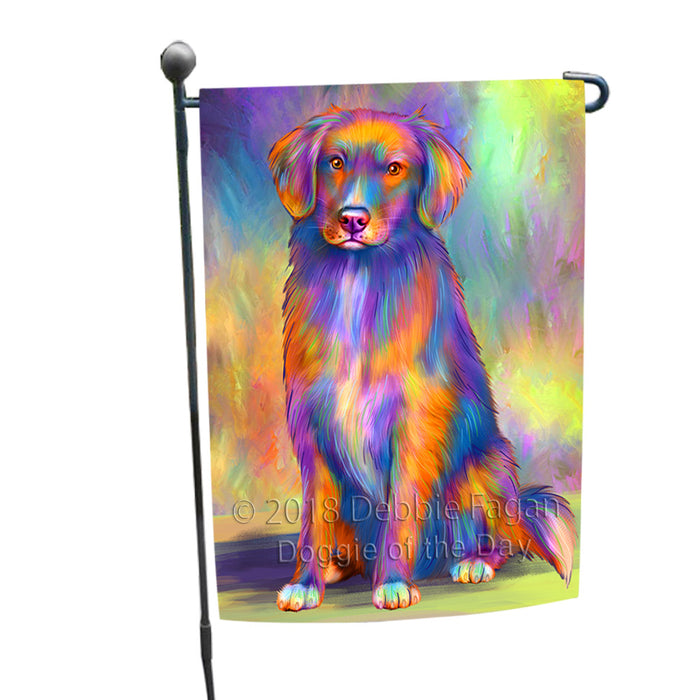 Paradise Wave Nova Scotia Duck Toller Retriever Dog Garden Flag GFLG57349