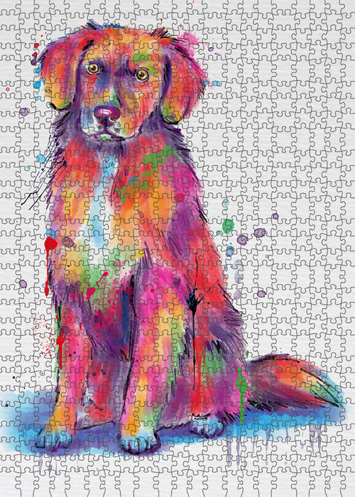 Watercolor Nova Scotia Duck Toller Retriever Dog Puzzle  PUZL97404