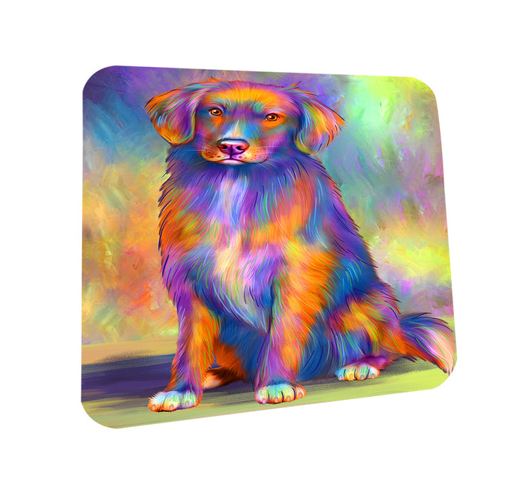 Paradise Wave Nova Scotia Duck Toller Retriever Dog Coasters Set of 4 CST56679
