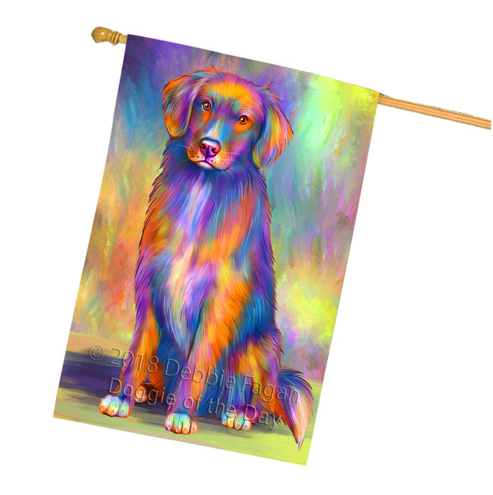 Paradise Wave Nova Scotia Duck Toller Retriever Dog House Flag FLG57405