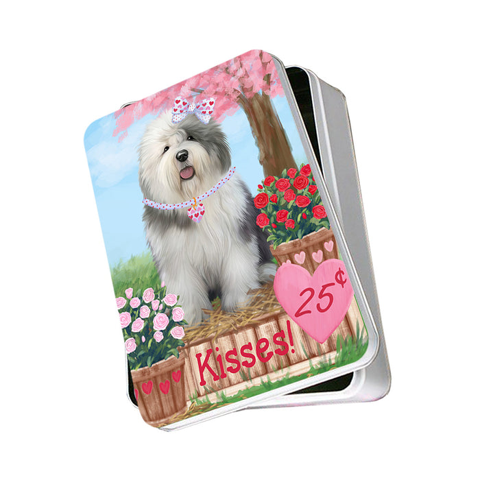 Rosie 25 Cent Kisses Old English Sheepdog Photo Storage Tin PITN55920