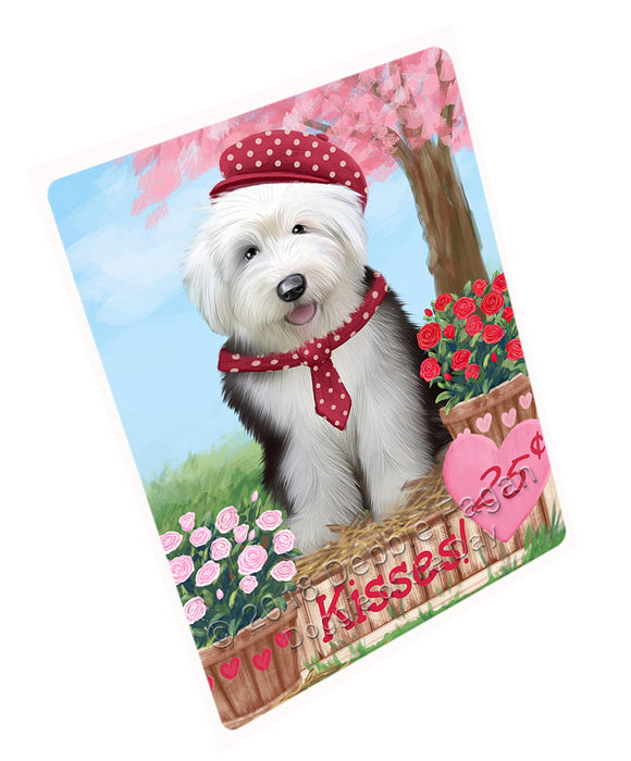 Rosie 25 Cent Kisses Old English Sheepdog Cutting Board C73071