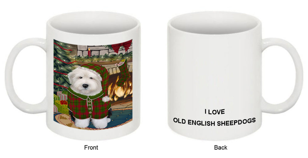 The Stocking was Hung Old English Sheepdog Coffee Mug MUG50767