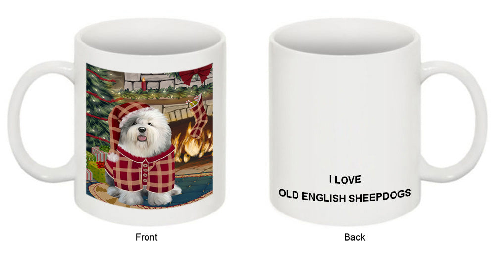 The Stocking was Hung Old English Sheepdog Coffee Mug MUG50768