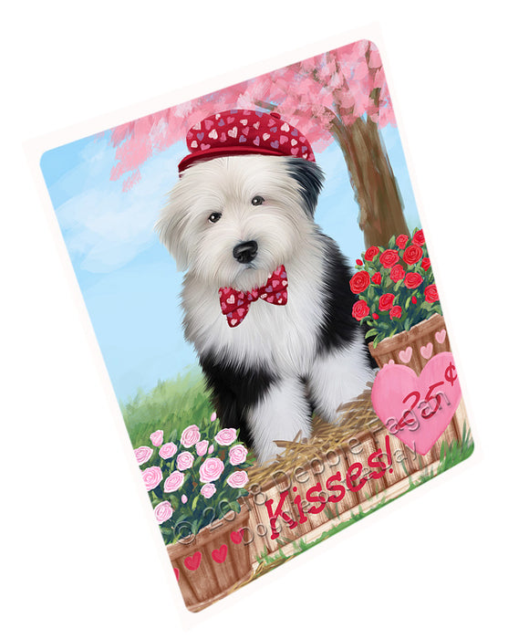 Rosie 25 Cent Kisses Old English Sheepdog Cutting Board C73074