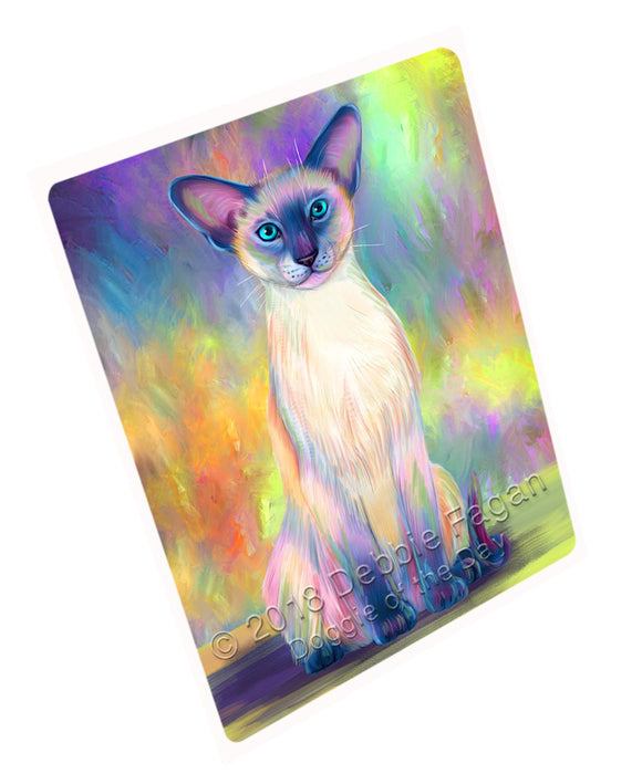 Paradise Wave Oriental Blue Point Siamese Cat Magnet MAG73362 (Small 5.5" x 4.25")
