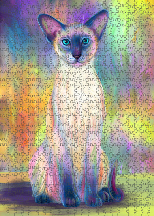 Paradise Wave Oriental Blue Point Siamese Cat Puzzle  PUZL92504