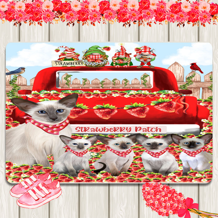 Oriental Blue-Point Siamese Area Rug and Runner: Explore a Variety of Designs, Custom, Personalized, Indoor Floor Carpet Rugs for Home and Living Room, Gift for Cat and Pet Lovers