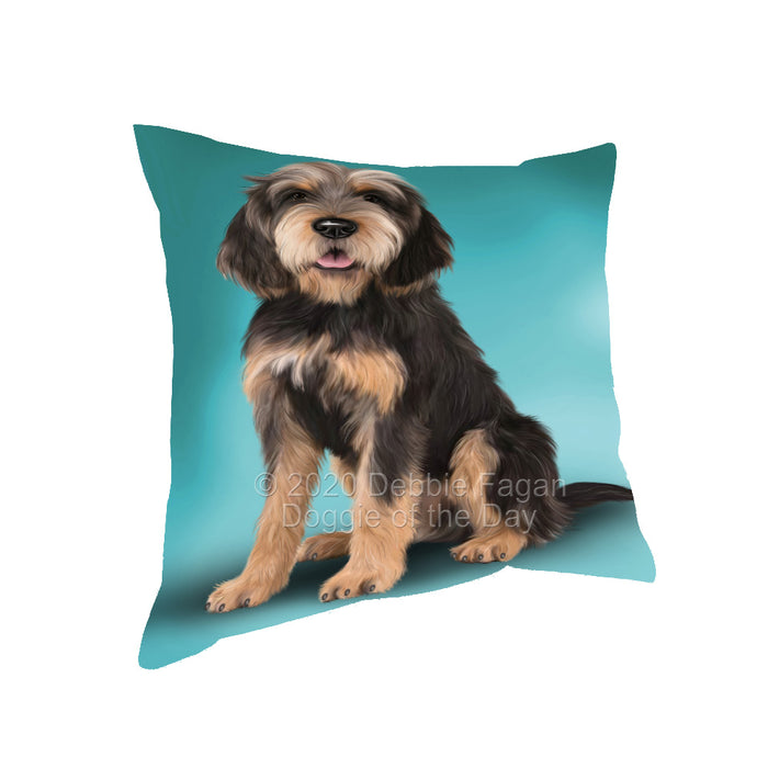 Otterhound Dog Pillow with Top Quality High-Resolution Images - Ultra Soft Pet Pillows for Sleeping - Reversible & Comfort - Ideal Gift for Dog Lover - Cushion for Sofa Couch Bed - 100% Polyester