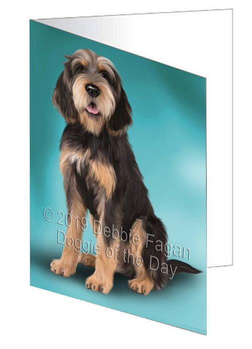 Otterhound Dog Handmade Artwork Assorted Pets Greeting Cards and Note Cards with Envelopes for All Occasions and Holiday Seasons GCD77657